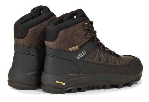 Bottillon Aigle Letrak SU GTX en cuir haute performance avec technologie GORE-TEX pour une imperméabilité et durabilité ultime, idéal pour randonnée et usage quotidien, style élégant et robuste