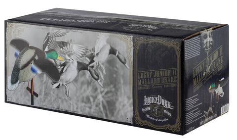 Enhance your duck hunting experience with the Europ-Arm Electronic Duck Decoy featuring rotating wings, designed to mimic lifelike duck motion to attract wild ducks effectively, made from durable weather-resistant materials, easy to assemble for a realistic hunting setup.