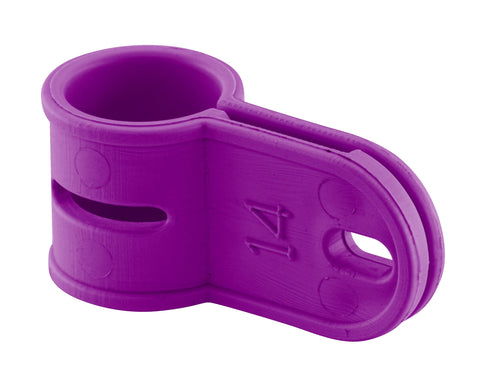 Bagues d'attache Delory-Brumard en plastique conçues spécialement pour sécuriser les appelants d'oies pendant la chasse, lot de 10, accessoires essentiels pour chasseurs cherchant à optimiser leurs sorties de chasse aux oies.