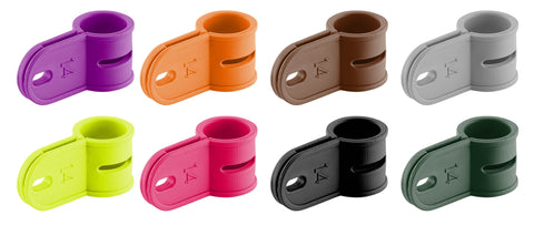 Bagues d'attache Delory-Brumard en plastique conçues spécialement pour sécuriser les appelants d'oies pendant la chasse, lot de 10, accessoires essentiels pour chasseurs cherchant à optimiser leurs sorties de chasse aux oies.