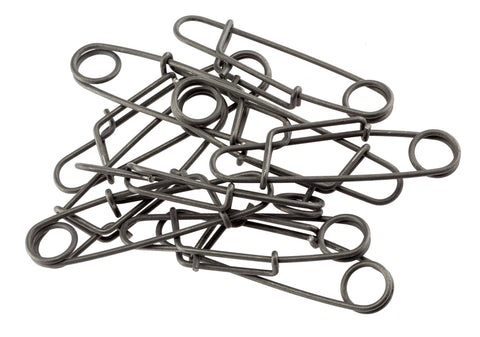 Épingles Automatiques Europ-Arm Inox Argent avec mécanisme de fixation rapide et durable, idéale pour bricolage, couture et applications professionnelles, fabriquée en acier inoxydable résistant à la corrosion offrant une apparence élégante et professionnelle.