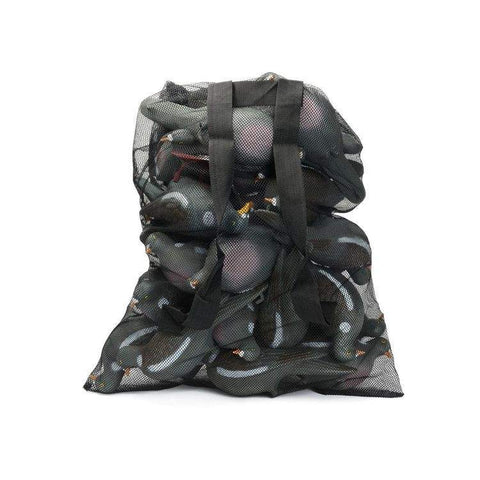 grand sac Europ-Arm à appelants en mailles, capacité de 160 litres, idéal pour transport et stockage d'équipements de chasse, robustesse et ventilation optimale, solution pratique pour chasseurs