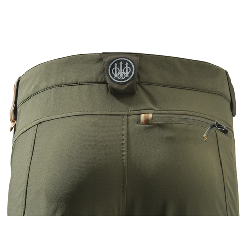 Pantalon Beretta Bymark pour homme, idéal pour la chasse et les activités de plein air, offrant confort, élasticité et résistance avec ceinture élastique et design ergonomique pour une liberté de mouvement optimale