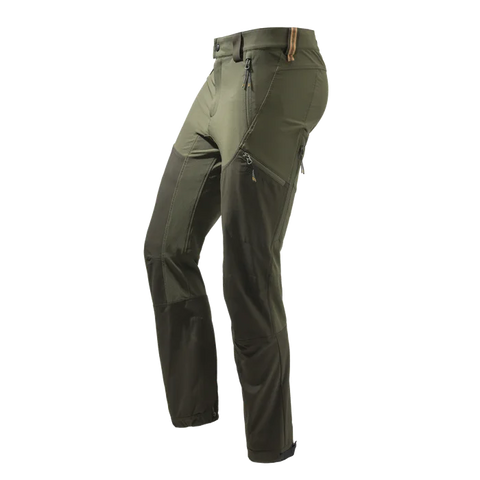 Pantalon Beretta Bymark pour homme, idéal pour la chasse et les activités de plein air, offrant confort, élasticité et résistance avec ceinture élastique et design ergonomique pour une liberté de mouvement optimale