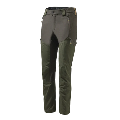 Pantalon Beretta Bymark pour homme, idéal pour la chasse et les activités de plein air, offrant confort, élasticité et résistance avec ceinture élastique et design ergonomique pour une liberté de mouvement optimale