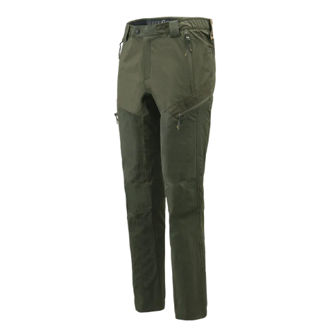 Pantalon de chasse Beretta Boondock robuste et léger, idéal pour les environnements denses et épineux, offrant résistance et liberté de mouvement optimale pour les activités de plein air et la chasse.