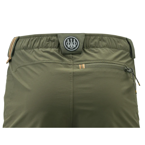 Pantalon de chasse Beretta Boondock robuste et léger, idéal pour les environnements denses et épineux, offrant résistance et liberté de mouvement optimale pour les activités de plein air et la chasse.
