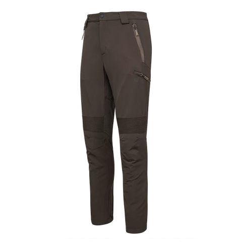 Pantalon de chasse Beretta Vertikal Blade pour homme en montagne, respirant, extensible et résistant à l'abrasion, vue de face montrant la construction sans couture et la coupe slim moderne idéale pour des performances exceptionnelles en terrain difficile.