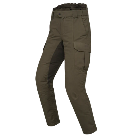 pantalon Beretta Tosark pour homme, conçu pour chasseurs, imperméable et respirant, fabriqué en microfibre douce et silencieuse, avec inserts élastiques pour liberté de mouvement, membrane BWB EVO pour protection contre l'eau et respirabilité, revêtement DWR pour résistance aux intempéries