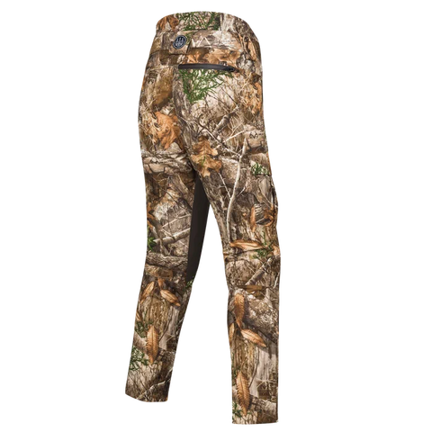 pantalon Beretta Tosark pour homme, conçu pour chasseurs, imperméable et respirant, fabriqué en microfibre douce et silencieuse, avec inserts élastiques pour liberté de mouvement, membrane BWB EVO pour protection contre l'eau et respirabilité, revêtement DWR pour résistance aux intempéries