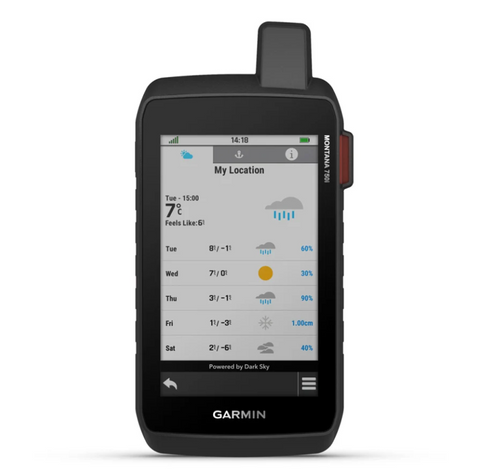 GPS Garmin Montana 750i GPS Topoactive