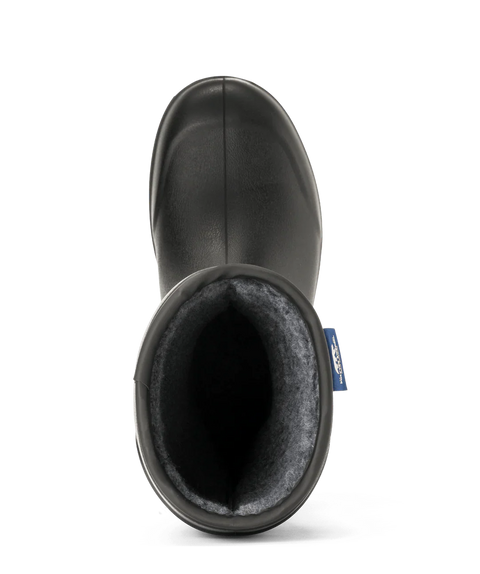 Bottes suédoises Polyver, légères et flexibles, offrant une protection exceptionnelle contre le froid extrême de -40°C, avec semelle antidérapante haute adhérence, doublure acrylique pour plus de chaleur, et fabriquées en 100% polyuréthane durable. Idéales pour conditions extrêmes et sécurité SRC.