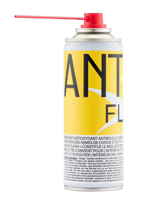 Huile Europ-Arm en aérosol Antios de 200ml pour protection contre rouille et corrosion sur équipements métalliques et armes, application facile et efficace