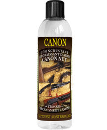 Canon Net Europ-Arm, désincrustant et dégraissant efficace pour un nettoyage approfondi des armes à feu, conçu pour éliminer les résidus de poudre et les huiles usagées, améliorant la propreté et la performance de vos équipements de tir, facile à appliquer et sécurisé pour tous types de matériaux d'armes.