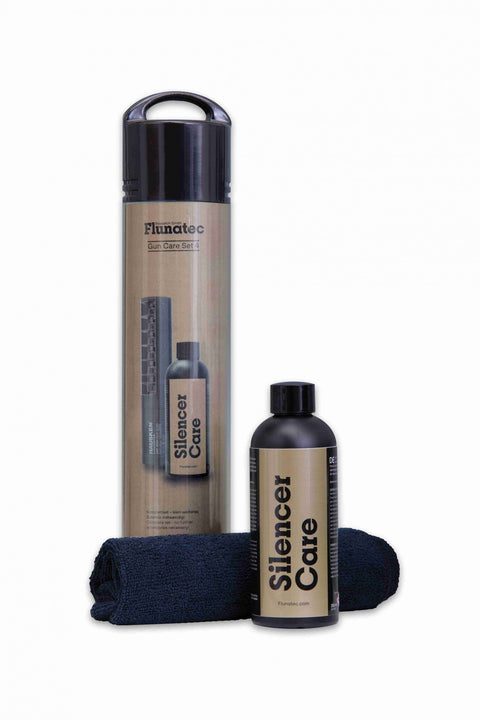 solution de nettoyage pour modérateur de son avec une performance acoustique et précision optimisées, comprenant un chiffon microfibre pour un nettoyage efficace et prolonger la durée de vie du silencieux d'armes