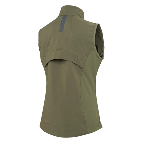 Gilet pour femme Beretta Gravité Windblock, parfait pour une utilisation en extérieur, offrant une protection coupe-vent exceptionnelle, avec une construction ergonomique et un tissu durable traité DWR pour résister aux intempéries, doté d'empiècements élastiques aux hanches pour un confort optimal et une grande ouverture d'aération pour une respirabilité maximale.