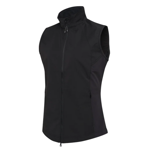 Gilet pour femme Beretta Gravité Windblock, parfait pour une utilisation en extérieur, offrant une protection coupe-vent exceptionnelle, avec une construction ergonomique et un tissu durable traité DWR pour résister aux intempéries, doté d'empiècements élastiques aux hanches pour un confort optimal et une grande ouverture d'aération pour une respirabilité maximale.