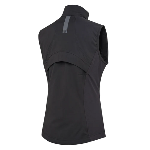Gilet pour femme Beretta Gravité Windblock, parfait pour une utilisation en extérieur, offrant une protection coupe-vent exceptionnelle, avec une construction ergonomique et un tissu durable traité DWR pour résister aux intempéries, doté d'empiècements élastiques aux hanches pour un confort optimal et une grande ouverture d'aération pour une respirabilité maximale.