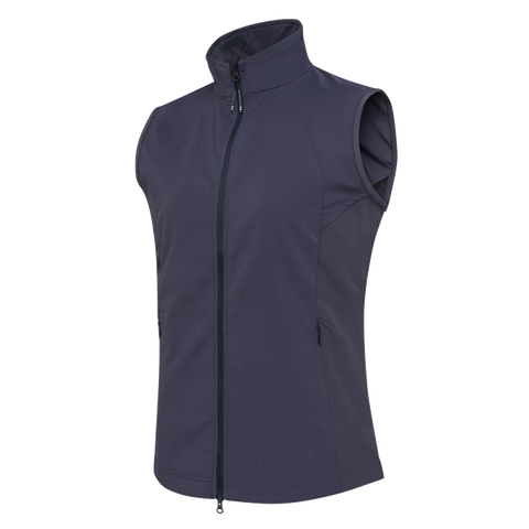 Gilet pour femme Beretta Gravité Windblock, parfait pour une utilisation en extérieur, offrant une protection coupe-vent exceptionnelle, avec une construction ergonomique et un tissu durable traité DWR pour résister aux intempéries, doté d'empiècements élastiques aux hanches pour un confort optimal et une grande ouverture d'aération pour une respirabilité maximale.