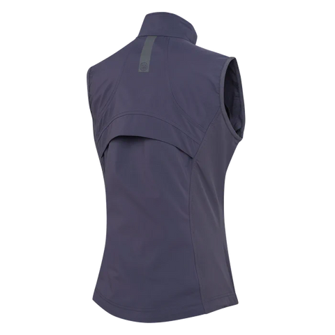 Gilet pour femme Beretta Gravité Windblock, parfait pour une utilisation en extérieur, offrant une protection coupe-vent exceptionnelle, avec une construction ergonomique et un tissu durable traité DWR pour résister aux intempéries, doté d'empiècements élastiques aux hanches pour un confort optimal et une grande ouverture d'aération pour une respirabilité maximale.