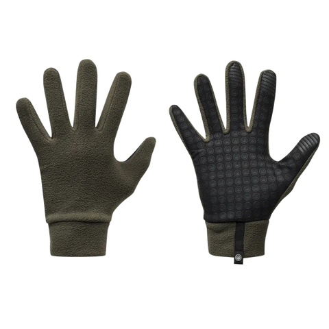 Gants polaires Beretta pour homme en micropolaire recyclée avec insert antidérapant et compatibilité écran tactile, conçus pour les activités de chasse et outdoor par temps froid, garantissant confort et écoresponsabilité.