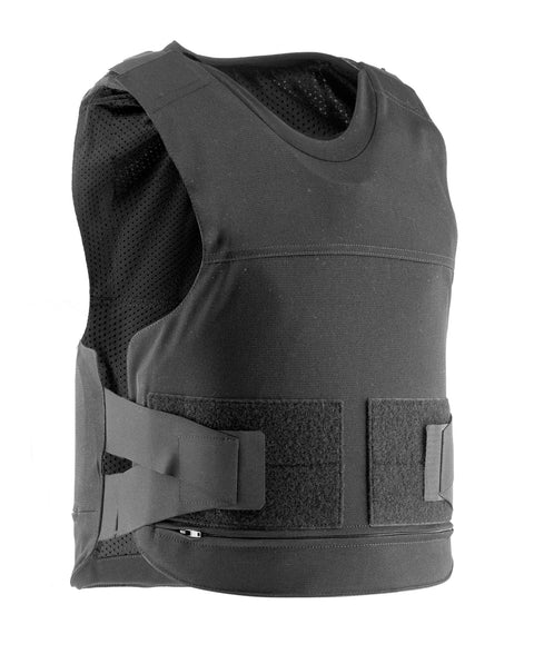 housse blanche seule pour gilet pare-balles BSST déhoussable et lavable avec tissu intérieur coolmax assurant bonne respirabilité, disponible en tailles S à 2XL pour remplacer les housses usées de gilets discrets tout en réutilisant les protections balistiques existantes, vendu sans protection balistique