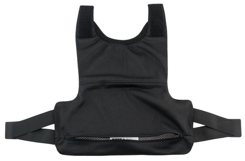 housse blanche seule pour gilet pare-balles BSST déhoussable et lavable avec tissu intérieur coolmax assurant bonne respirabilité, disponible en tailles S à 2XL pour remplacer les housses usées de gilets discrets tout en réutilisant les protections balistiques existantes, vendu sans protection balistique