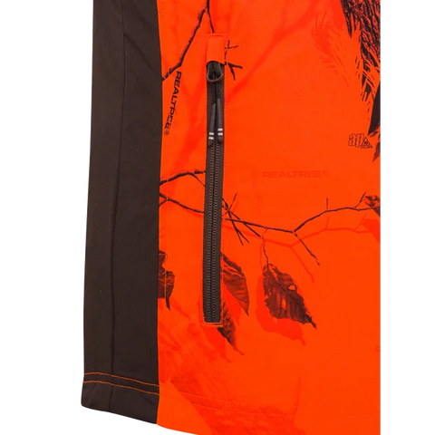 Gilet Beretta Windshell EVO pour homme en tissu léger et respirant, idéal pour la chasse et les activités de plein air, imperméable avec traitement DWR, doté de poches zippées sécurisées, inserts élastiques pour un ajustement optimal.