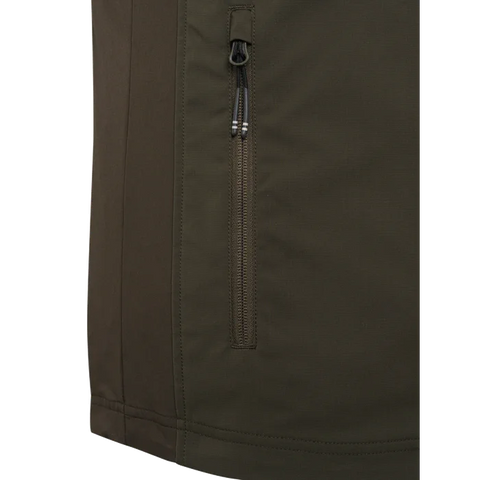 Gilet Beretta Windshell EVO pour homme en tissu léger et respirant, idéal pour la chasse et les activités de plein air, imperméable avec traitement DWR, doté de poches zippées sécurisées, inserts élastiques pour un ajustement optimal.