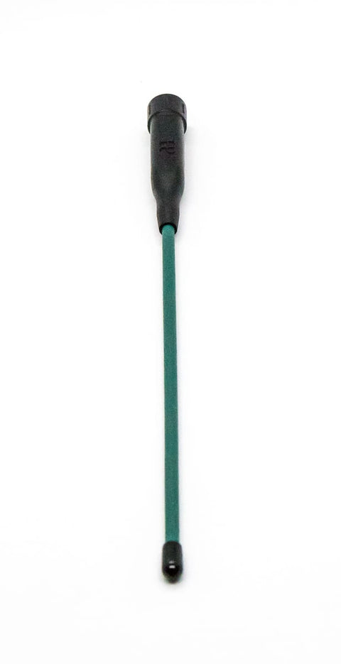 Antenne flexible Hunt Power PAON de 23 cm en vert foncé, conçue pour augmenter la portée de réception de récepteurs Sportdog modèles TEK 1, TEK 1.5 et TEK 2.0, idéale pour une connexion fiable à grande distance, accessoire essentiel pour améliorer les performances des colliers de repérage.