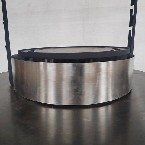 Cerclage anti-chute pour brasero Random offrant sécurité et performance thermique, limite la chute d'aliments et concentre la chaleur pour une cuisson uniforme