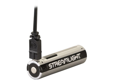 Batterie Lithium-ion Streamlight 18650 Rechargeable- Port USB Integre