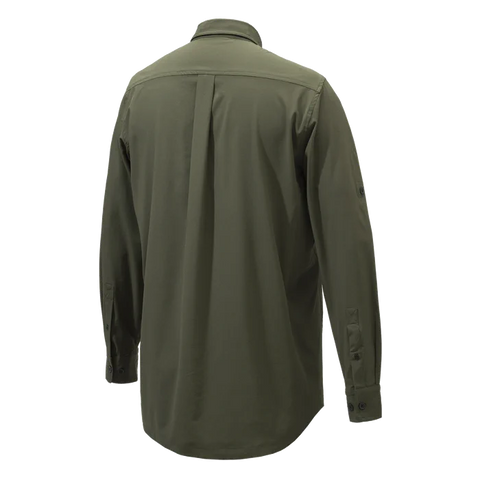 Chemise Beretta Plain Lightweight pour homme, léger et respirant, idéale pour l'été, en polyester 123 g/m², aération sous les bras, style casual chic