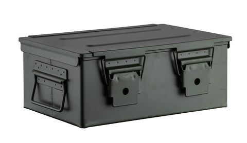 Caisse à Munitions FOT Métallique Verte 33x22x13cm