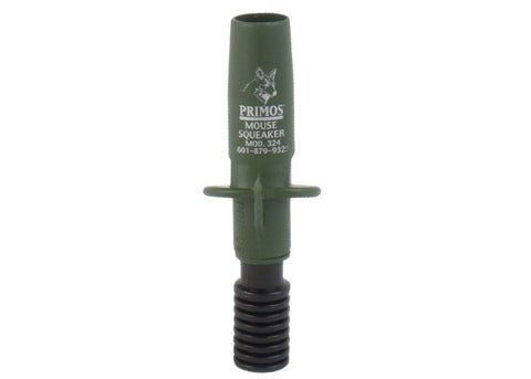 Appeau Primos Still Mouse Squeaker pour chasse, conçu pour imiter les cris de détresse de souris, efficace pour attirer les prédateurs tels que renards, coyotes et bobcats, compact et facile à transporter, outil de chasse essentiel pour augmenter les chances de succès, matériau durable résistant aux conditions extérieures difficiles.