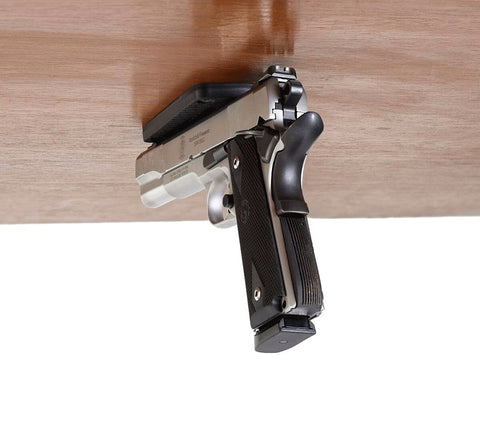 Support magnétique de pistolet Hornady avec puissants aimants en terre rare, revêtement en caoutchouc pour protection contre les rayures, conception compacte pour une installation facile et sécurisée