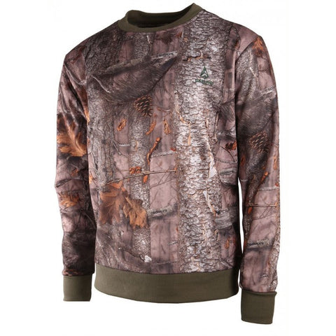 "Sweat polaire Treeland Camo, chaud et confortable, pour une invisibilité maximale en forêt."