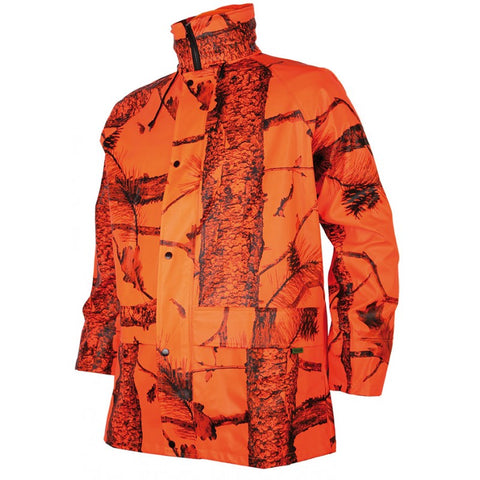 Veste de pluie Treeland camo orange T425