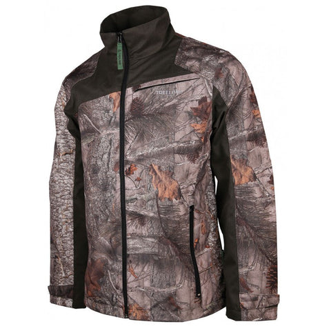 "Veste Treeland Maquisard en motif forestier, modèle T622, alliant durabilité et style pour les activités de plein air et la chasse."