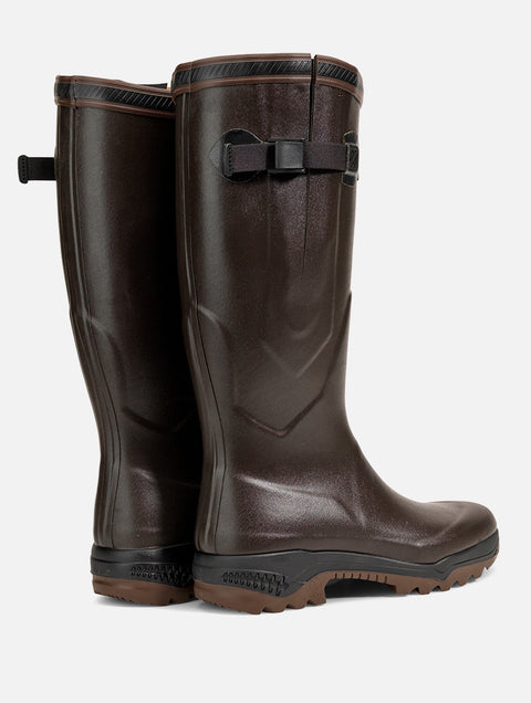 Bottes Aigle Parcours 2 Vario en bronze pour randonnée avec semelle amortissante et sangle ajustable pour un confort et une résistance optimale sur terrains variés