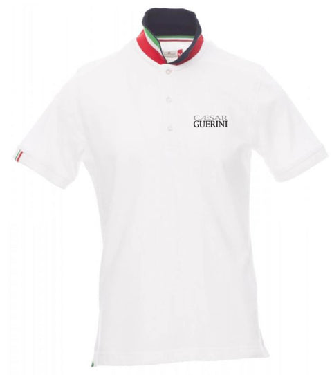 Polo Caesar Guerini Blanc manche courte