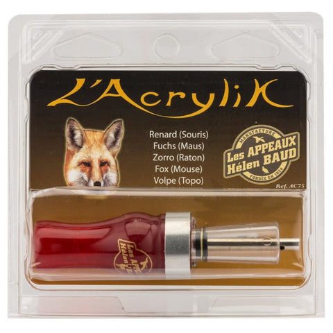 Appeau renard Hélen Baud souris L’Acrylik AP4672