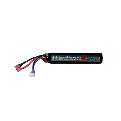 Batterie ASG Li-Po 11.V 1450 Mah 30C 1 Stick T-Dean 19365