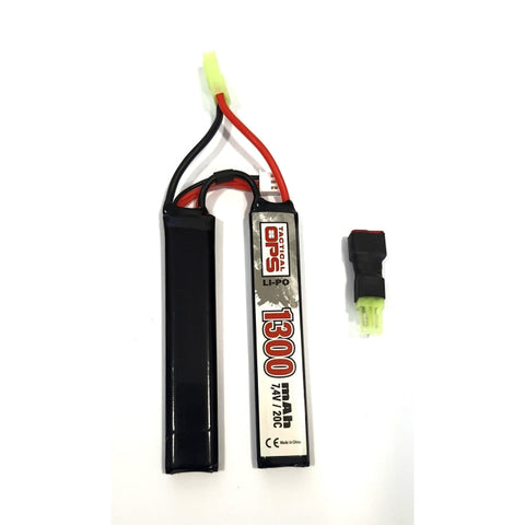 Batterie LI-PO Tactical Ops - 7.4V 1300mAh - Par 2 TAC6614