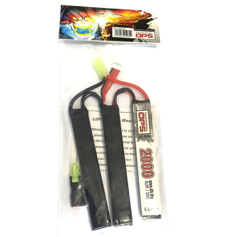 Batterie LI-PO Tacticalops - 11.1 V - 2000 mAh TAC6615