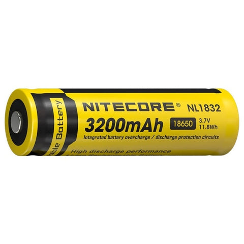 Batterie Nitecore Li-ion 18650 - 3200mAh NCNL1832