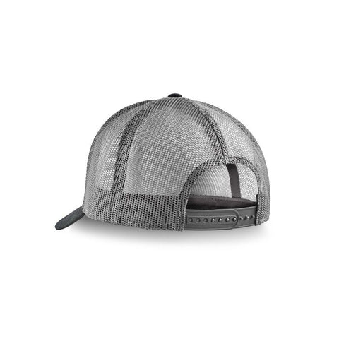 Casquette Bergara Kenai noire avec velcro ajustable et fermeture Snap-Back, idéale pour la chasse et les activités de plein air. Protection solaire et espace pour patchs personnalisables, unisexe et taille unique.