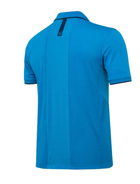 Polo Beretta Ice Power pour homme, conçu pour le tir, en matériau respirant et antibactérien, avec séchage rapide, ventilation optimale, et logo Beretta. Disponible en plusieurs tailles et coloris, idéal pour les activités intenses.