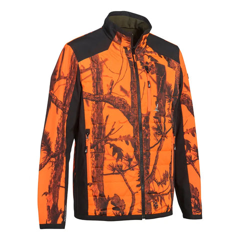 Blouson Percussion Hybrid 25 ans - Camo Blaze / S - Vestes et Blousons outdoor