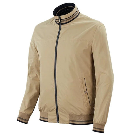 Blouson réversible léger Stagunt Twin JKT, polyvalent et bicolore avec matière effet peau de pêche et finitions contrastantes, disponible en tailles S à 4XL, idéal pour les activités de plein air et un style moderne et confortable.